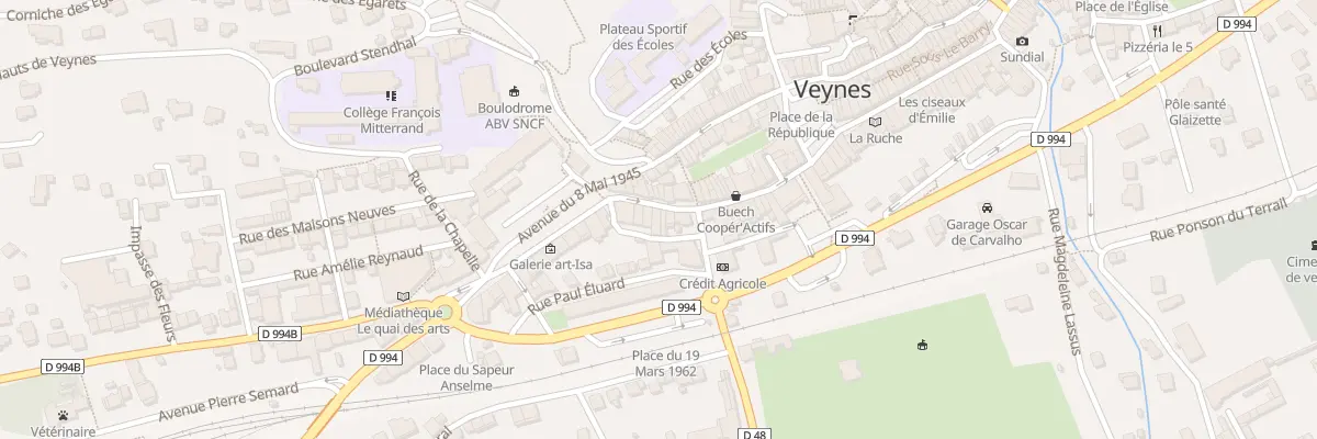 Plan du 8 Rue Louis Armand à Veynes