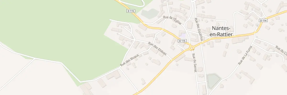 Plan du 91 Rue des Rivaux à Nantes-en-Ratier