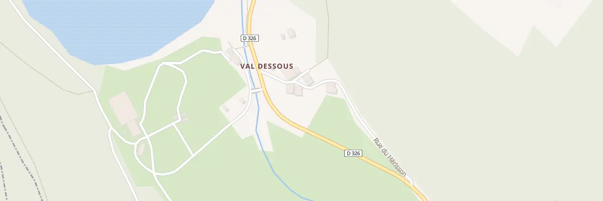 Plan du 8 Val Dessous à Menétrux-en-Joux
