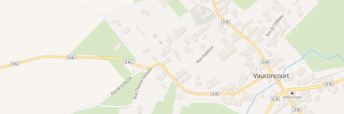 Plan du 10 Rue Vinot à Vauconcourt-Nervezain