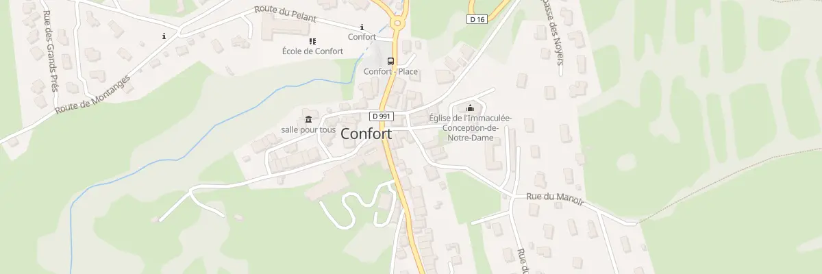Plan du 5197 Le Village à Confort