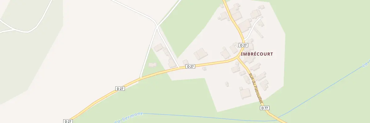 Plan du 5 Gr Gde Rue à Vouxey