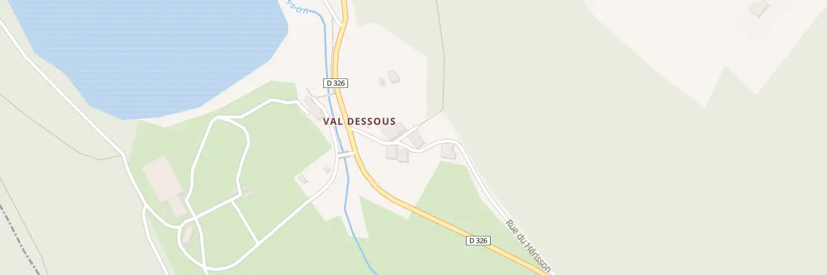 Plan du 3 Val Dessous à Menétrux-en-Joux