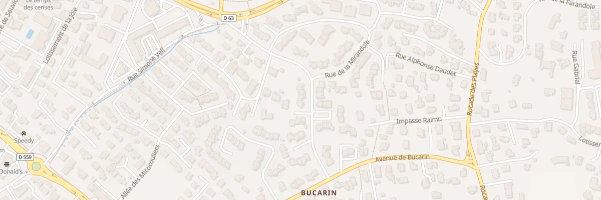 Plan du 9044 Av Bucarin à Six-Fours-les-Plages