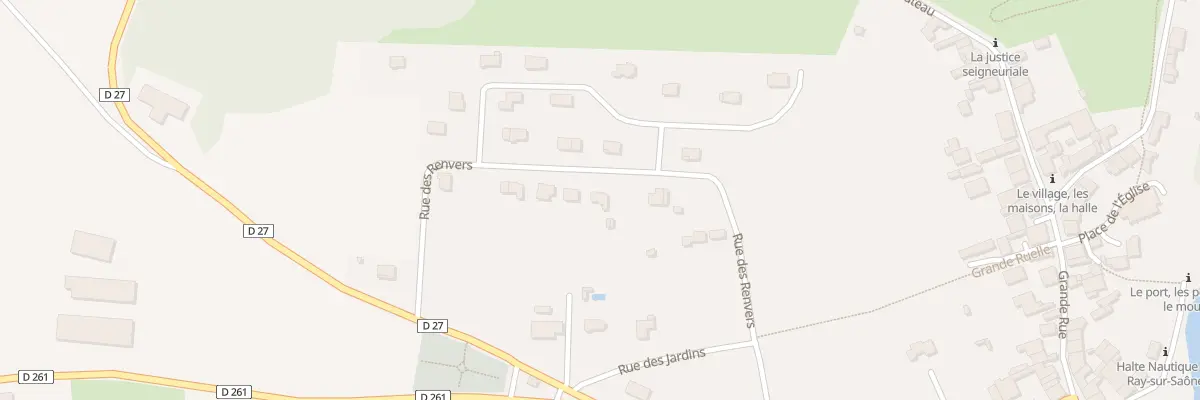 Plan du 9 Rue des Renvers à Ray-sur-Saône