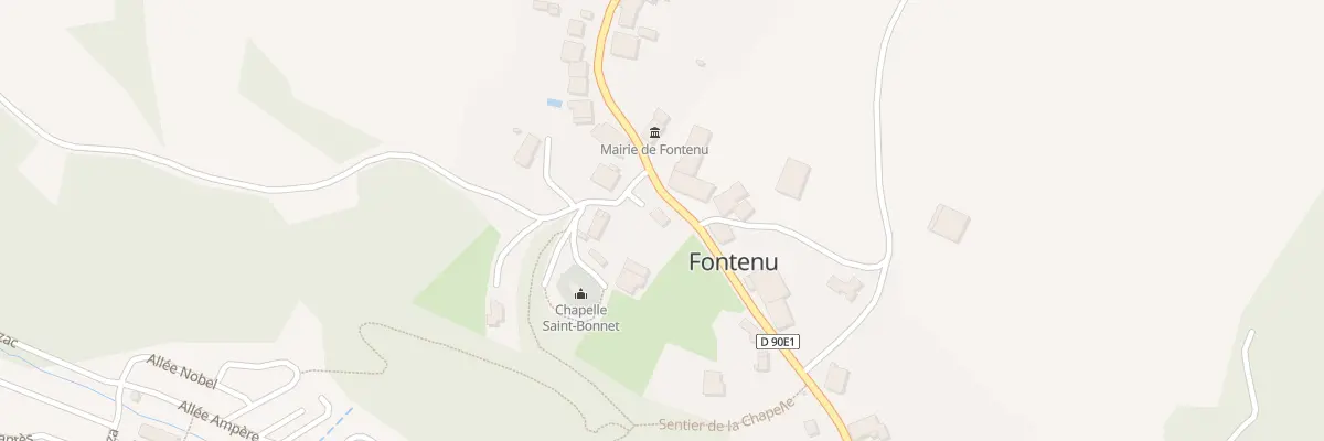 Plan du 2 Rue de Chalain à Fontenu