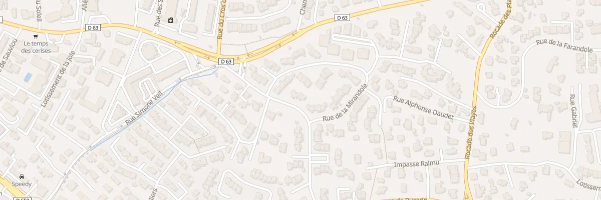 Plan du 216 Av de la Mirandole à Six-Fours-les-Plages