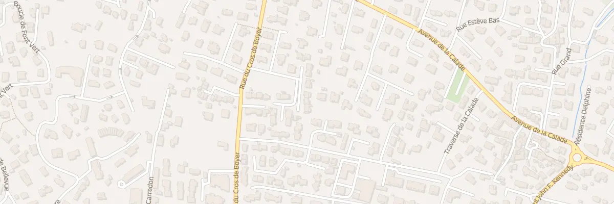 Plan du 652 Rue du Cros de Boyer à Six-Fours-les-Plages