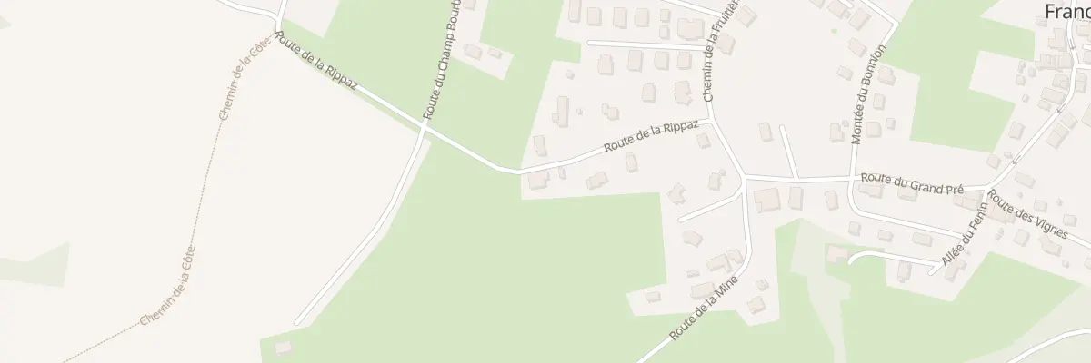Plan du 145 Rte de la Rippaz à Franclens