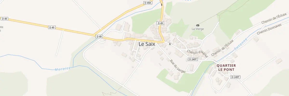 Plan du 5001 Rue du Pied de Vière au Saix
