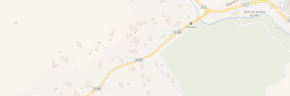 Plan du 5086 Paradis à Ollières