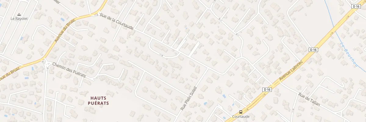 Plan du 305 Rue de la Courtaude à Six-Fours-les-Plages