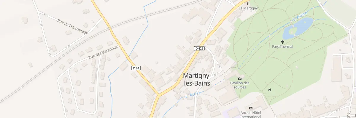 Plan du 47 Rue de la Republique à Martigny-les-Bains