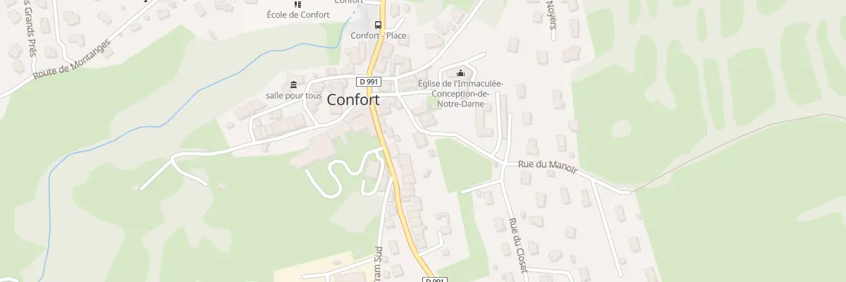 Plan du 5047 Rue du Manoir à Confort