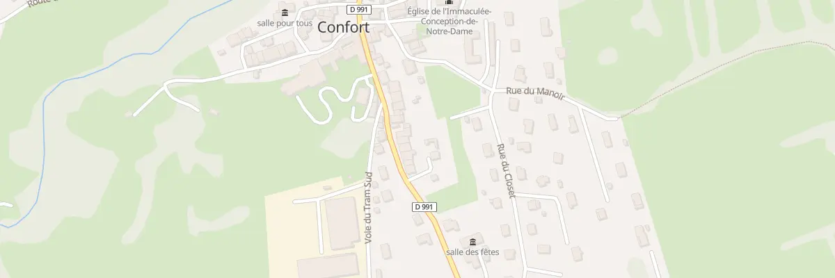 Plan du 143 Rue du Cret Deau à Confort