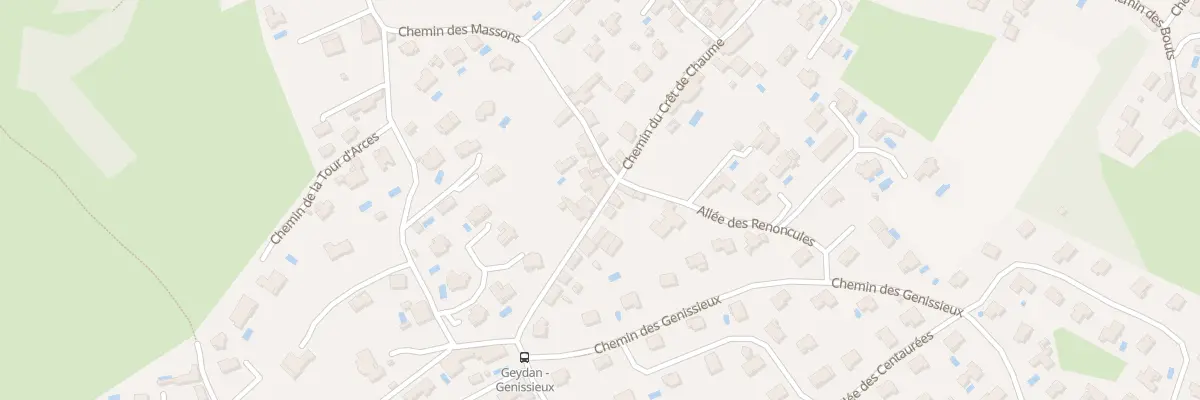 Plan du 129 Che du Crêt de Chaume à Saint-Ismier