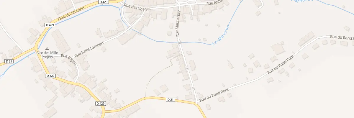 Plan du 16 Rue Maubertier à Martigny-les-Bains