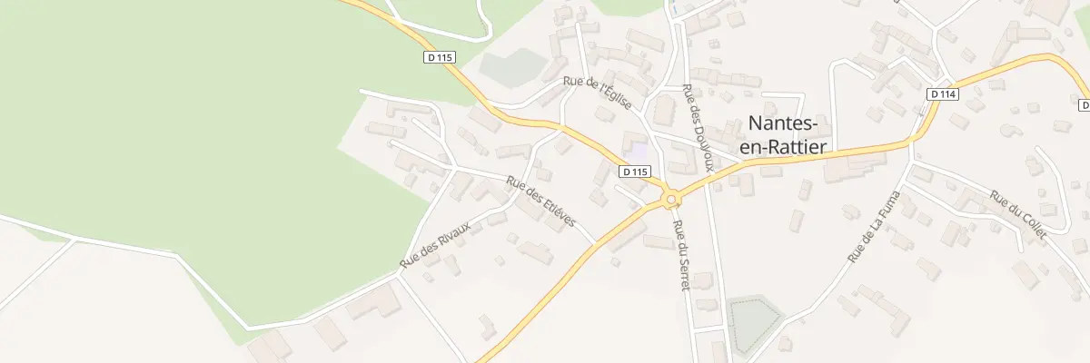 Plan du 293 Rue des Etièves à Nantes-en-Ratier