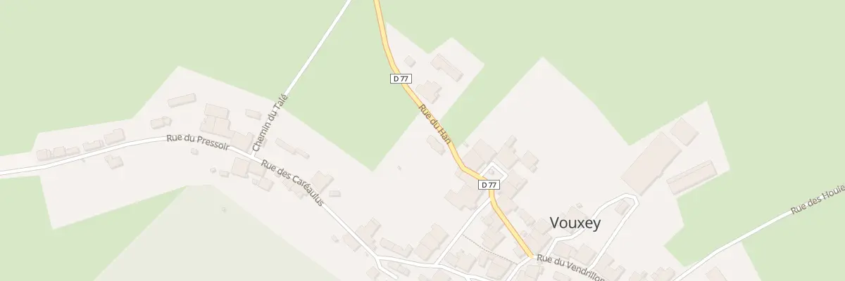 Plan du 3 Rue du Han à Vouxey