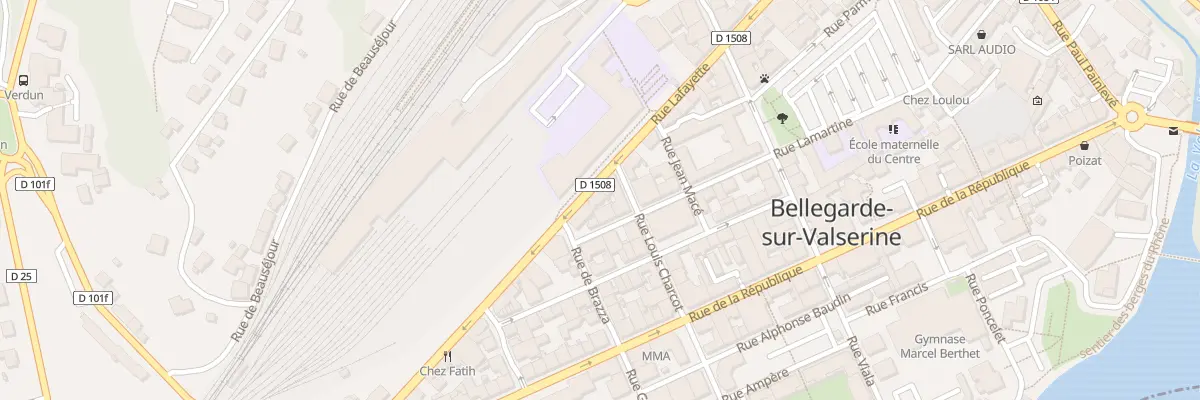 Plan du 41 Rue lafayette à Valserhône