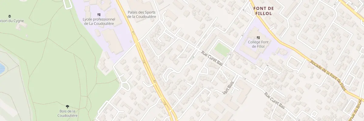 Plan du 537 Rue Curet Bas à Six-Fours-les-Plages
