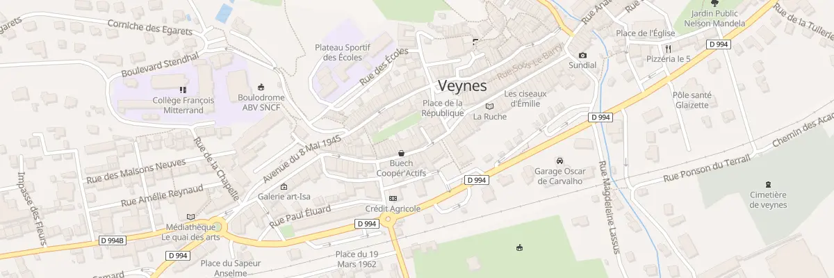 Plan du 16 Rue Berthelot à Veynes