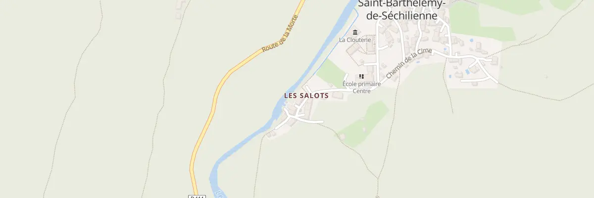 Plan du 5184 Les Salots à Saint-Barthélemy-de-Séchilienne