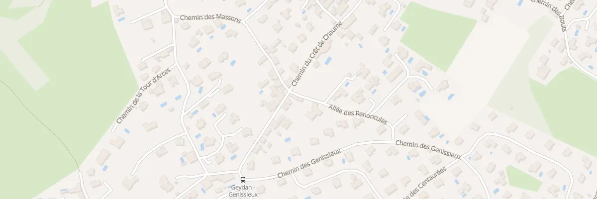 Plan du 150 Che du Crêt de Chaume à Saint-Ismier