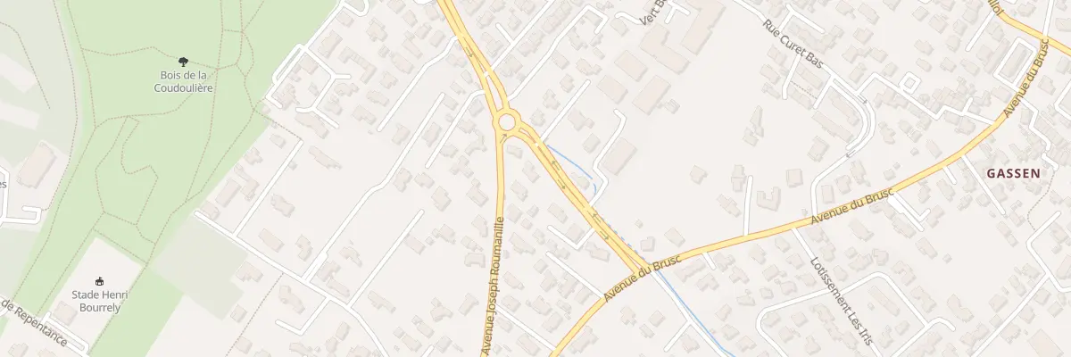 Plan du 610 Av du Lycée de la Coudoulière à Six-Fours-les-Plages