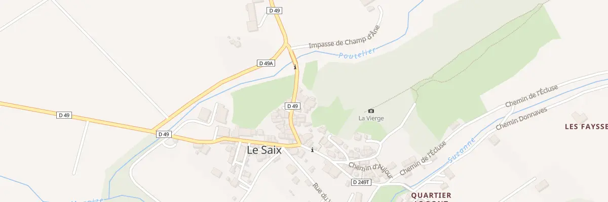 Plan du 5031 Le Village au Saix