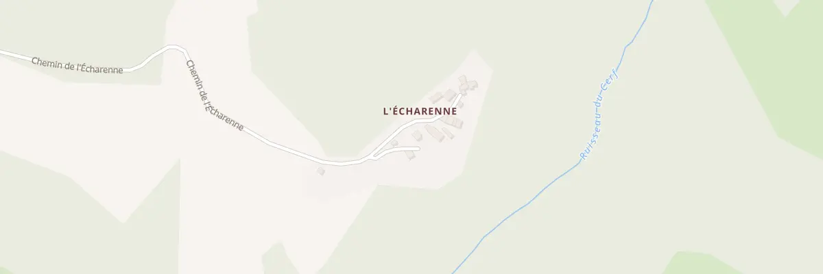 Plan du 5083 L’Echarenne à Châtel-en-Trièves