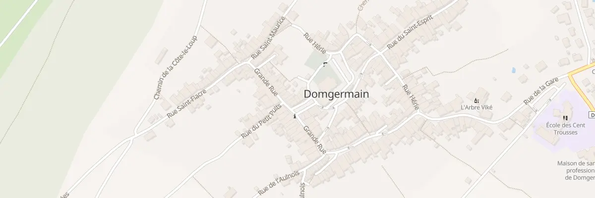 Plan du 1B Prv de l’Eglise à Domgermain