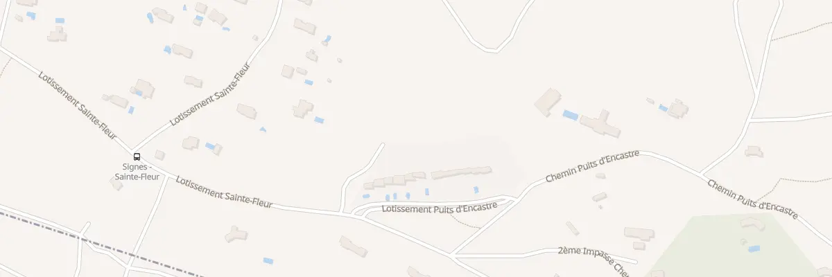 Plan du 9 Le Puits d’Encastre à Signes