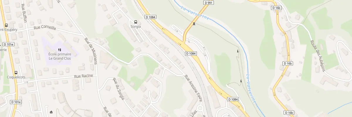 Plan du 134 Rue Antoine Favre à Valserhône
