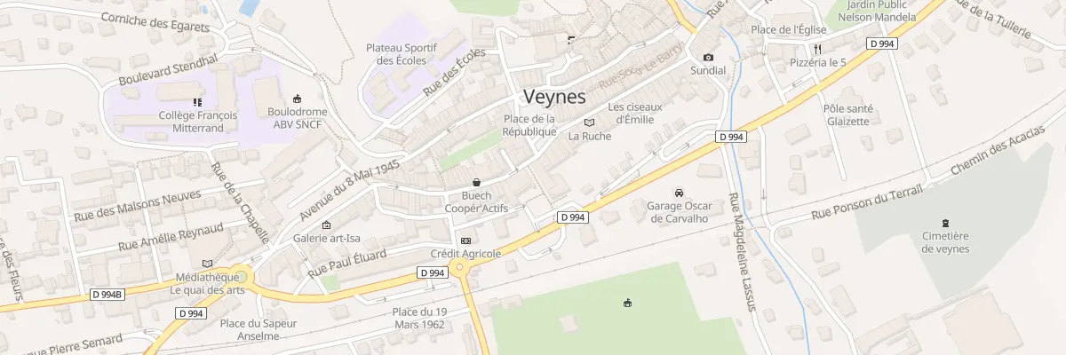 Plan du 3 Rue Berthelot à Veynes