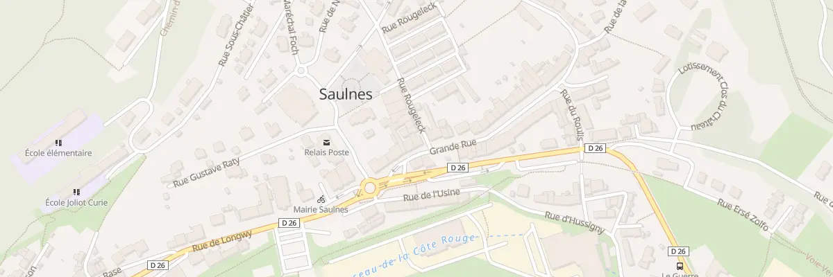 Plan du 1 Rue Rougeleck à Saulnes