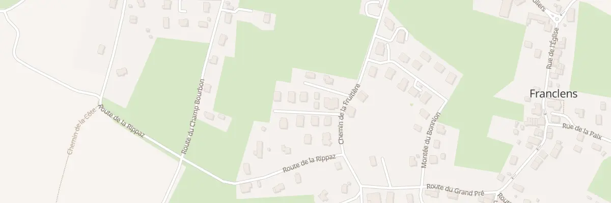 Plan du 52 Che des Peupliers à Franclens