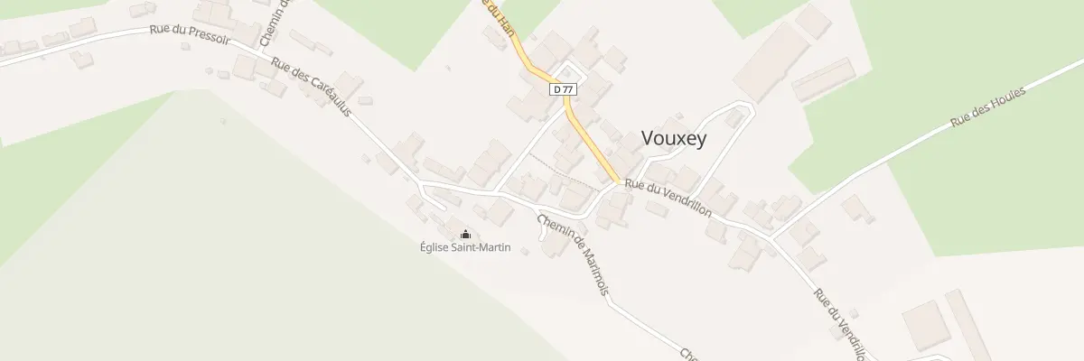 Plan du 9 Rue des Frères Rouyer à Vouxey