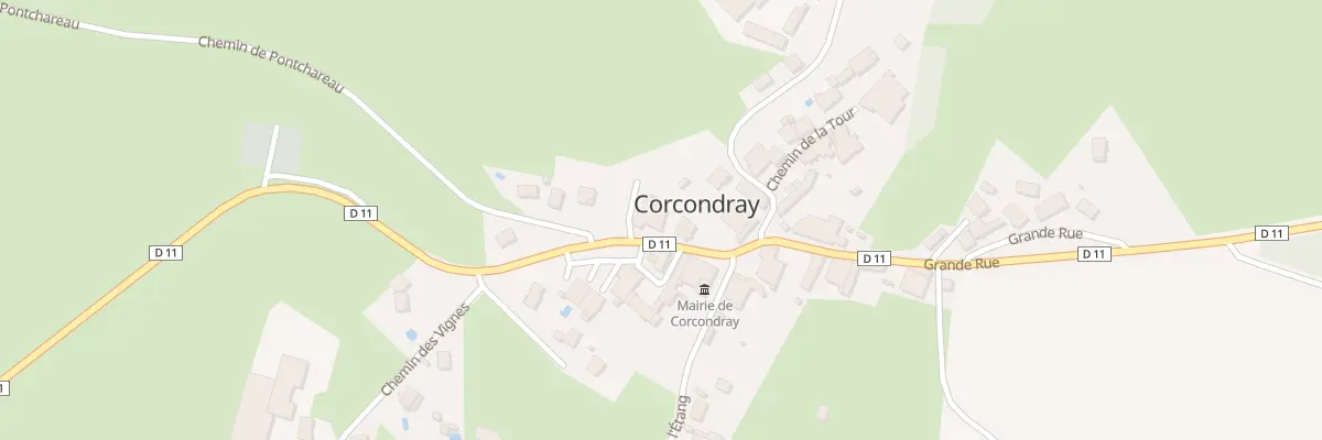 Plan du 5021 Au Village à Corcondray