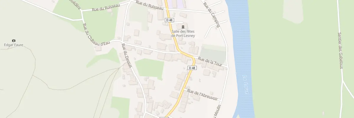 Plan du 2 Pl du Cadran à Port-Lesney