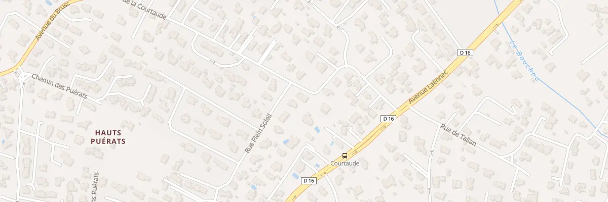 Plan du 175 Rue de la Courtaude à Six-Fours-les-Plages