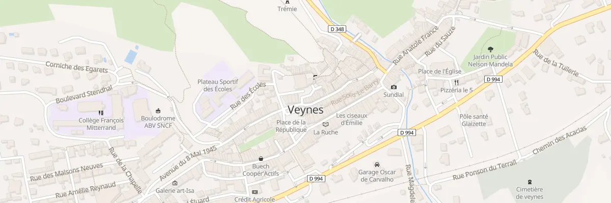 Plan du 3 Rue Surville à Veynes