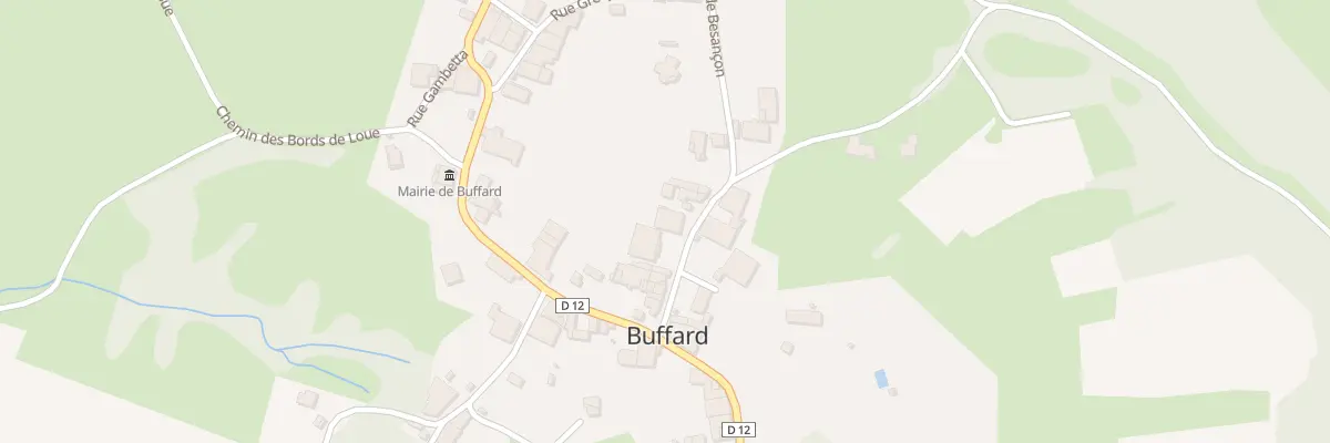 Plan du 28 Rue de Besançon à Buffard