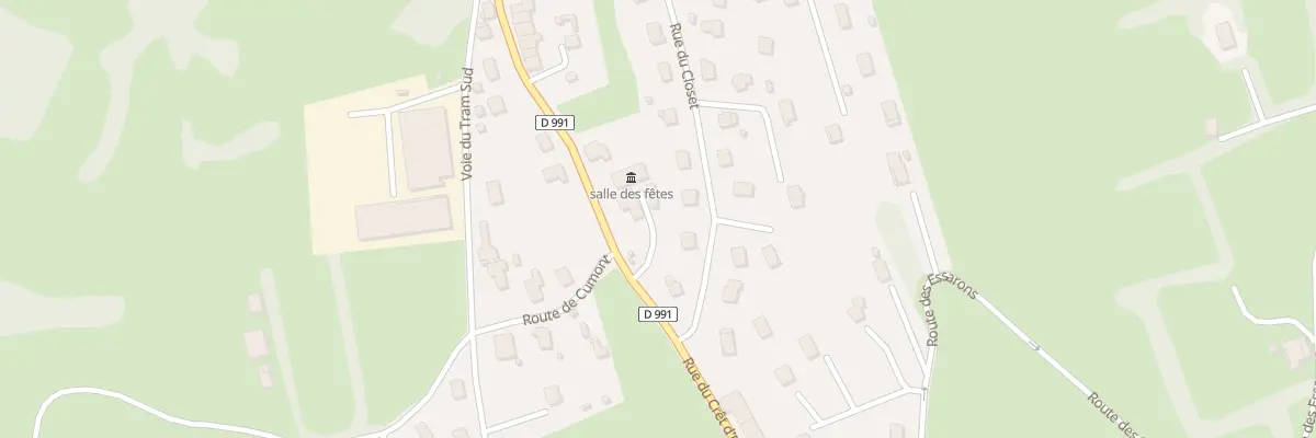 Plan du 5236 Le Village à Confort