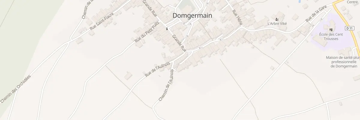 Plan du 7 Rue de l’Aulnois à Domgermain