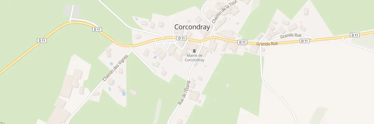 Plan du 6 Rue de l’Etang à Corcondray