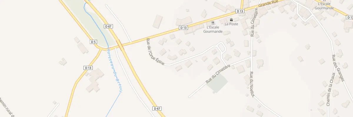 Plan du 5 Rue de Lorbe Epine à Recologne