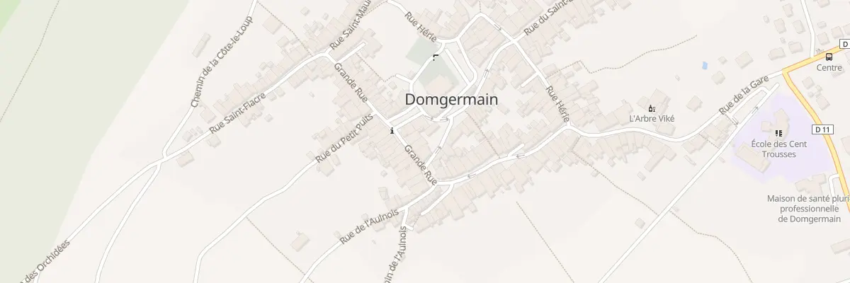 Plan du 38 Grande Rue à Domgermain