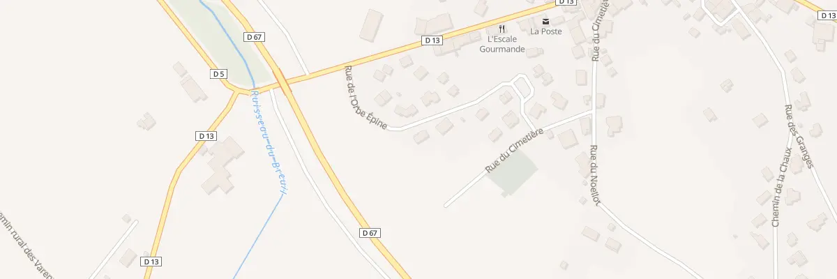 Plan du 2 Rue de Lorbe Epine à Recologne