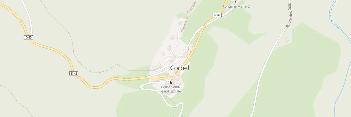 Plan du 150 Che du Thimelet à Corbel